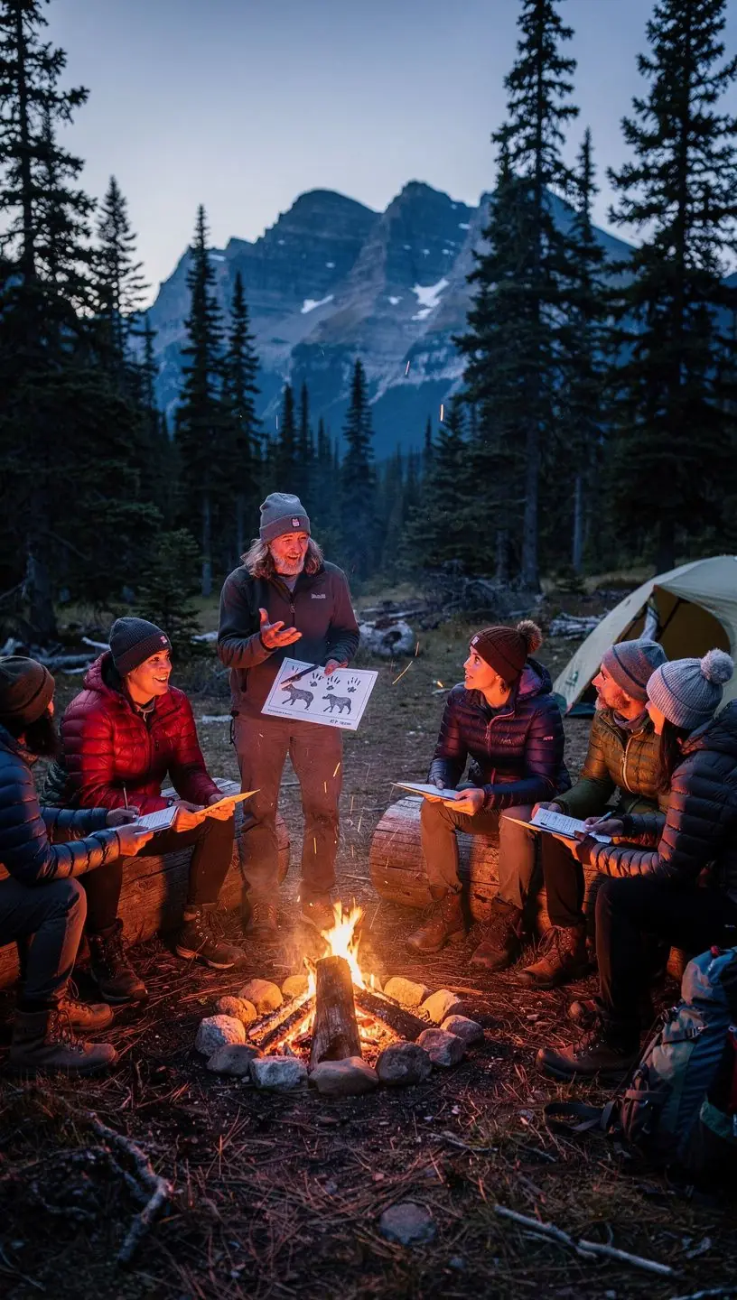 Ледяные образования на фоне величественных гор в национальном парке Глейшер.